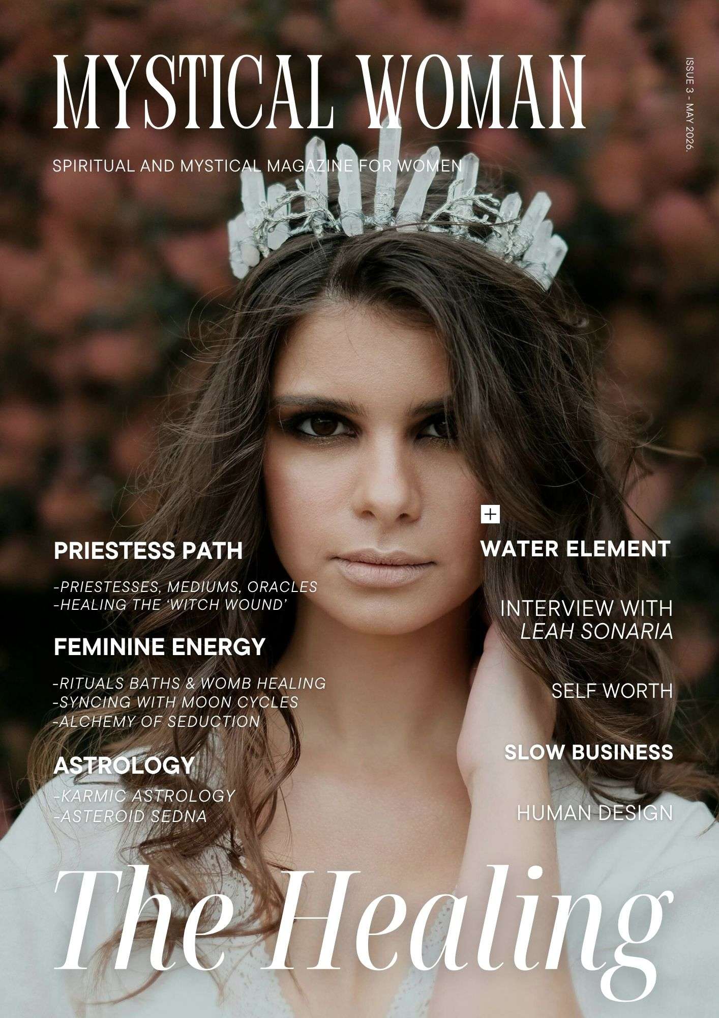 HEALING - Mystical Woman Magazine Cover