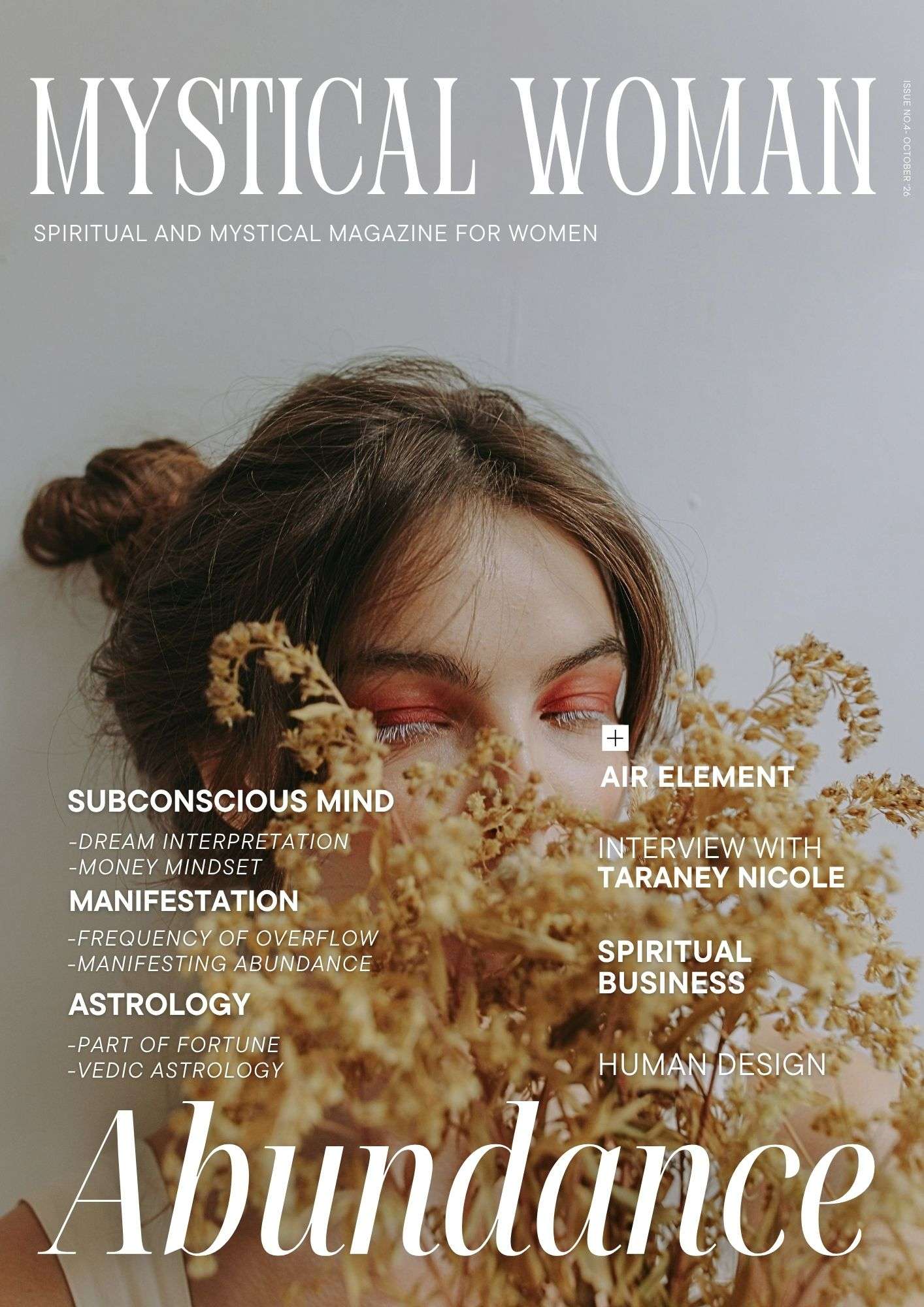 Mystical Woman Magazine – Cover - ABUNDANCE